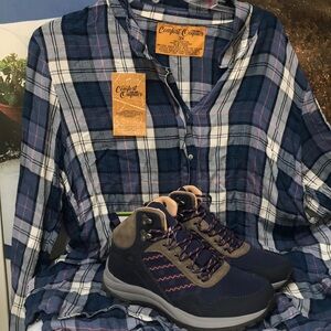 Strole blue boot combo